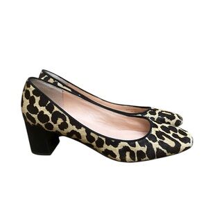 Kate Spade Womens Leopard Print Calf Hair Serene Pumps